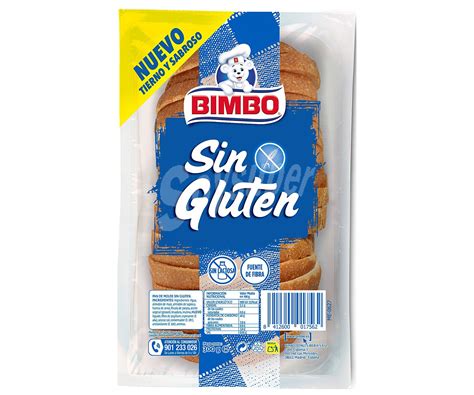 Bimbo Pan De Molde Blanco Sin Gluten G