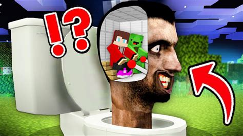 Jj And Mikey Control Scary Skibidi Toilet Mind In Minecraft Challenge