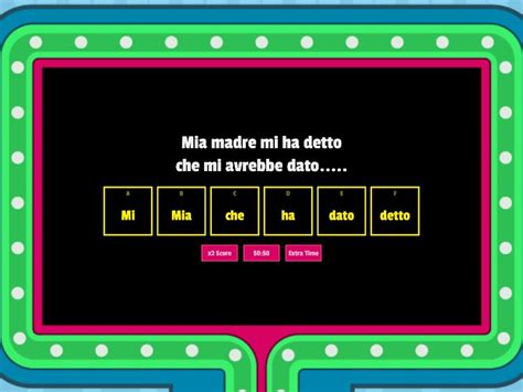 Pronomi Gameshow Quiz