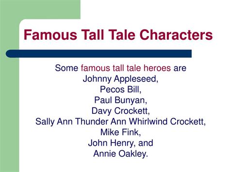 PPT - What is a Tall Tale? PowerPoint Presentation, free download - ID:4736848