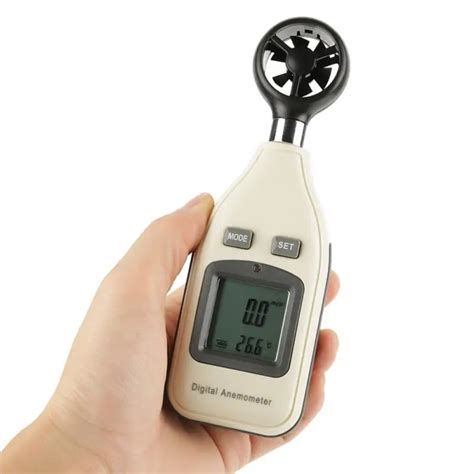 Gm A Handheld Digital Air Wind Speed Meter Anemometer Thermometer