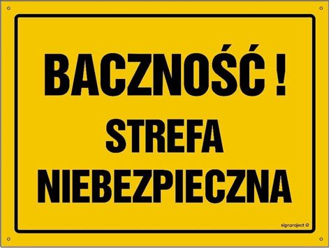 Libres Polska Sp Oa Baczno Strefa Niebezpieczna X Cm Fn