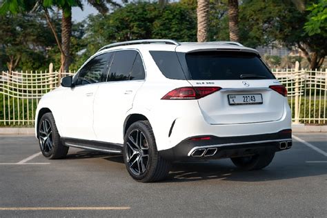 Rent a Mercedes GLE 350 White • Alif Car Rental Dubai