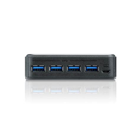 Aten Us434 4 Port Usb 30 Peripheral Sharing Device Us434 At Mwave