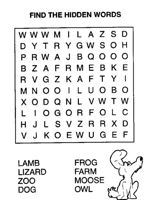 Word Search Maker Printable Worksheets