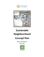 Sustainable Neighbourhood Concept Plan Pdf Sustainable Neighbourhood