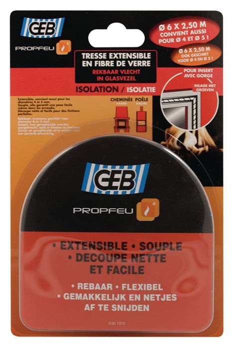 Geb Tresse Ronde D Tanch It Extensible En Fibre De Verre D Mm