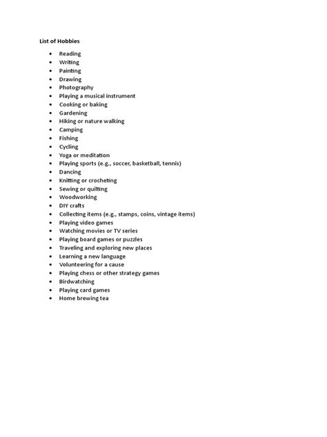 Descriptive Essay Hobbies | PDF | Hobbies | Cognition