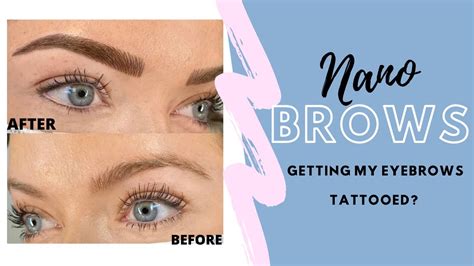 Nano Brows Eyebrow Tattoo Procedure Pain And Price Day 1 14 Youtube