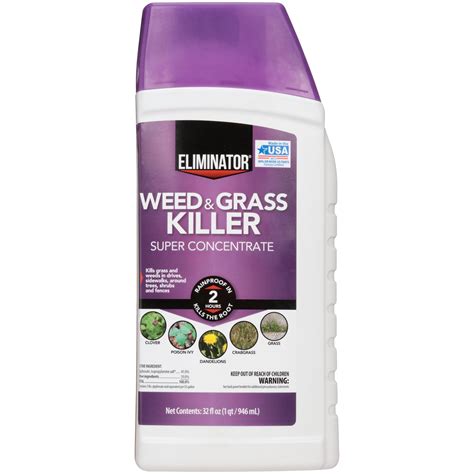 Eliminator Weed Grass Killer Super Concentrate Herbicide Oz