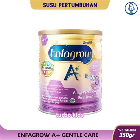 Jual Enfagrow A Gentle Care Susu Pertumbuhan 1 3 Tahun 350gr Shopee