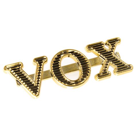 Vox Amp Gold Logo Badge Vox Amp Parts British Audio