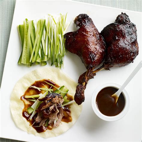 Crispy Roast Duck With Chinese Pancakes