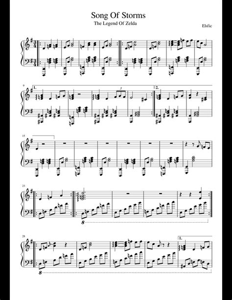 How To Play The Song Of Storms On Piano: A Step-by-Step Guide – Mozart ...