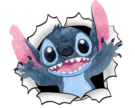 Lilo and Stitch sublimation Disney Stitch Stitch clipart | Etsy