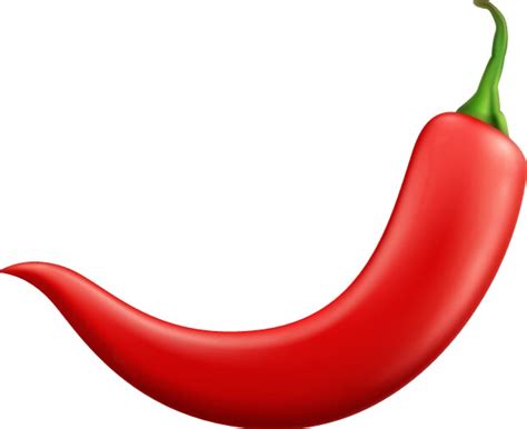 Red Hot Chili Pepper Realistic 3d Royalty Free Vector Image