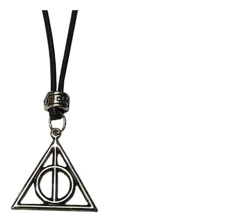 Colar Harry Potter Rel Quias Da Morte Regul Vel Mercadolivre