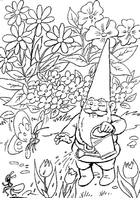 Dibujo De La Llamada De Los Gnomos Para Colorear Y Pintar 15872