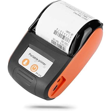 Garsent Stampante Termica Senza Fili Portatile 58mm Mini Bluetooth