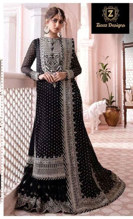 Ziaaz Hit Design By Ziaaz Georgette Pakistani Full Stiched Salwar