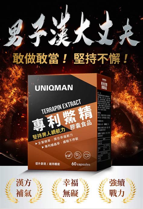 Uniqman專利鱉精【堅持不洩】