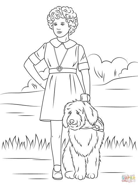 Annie Musical Coloring Sheet Coloring Pages