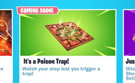 Fortnite Poison Trap Item Leaked By Epic Ahead Of Update Slashgear