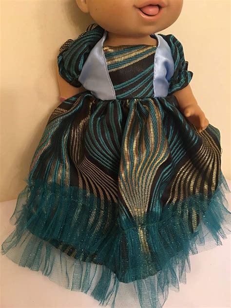 Fits 13" 14" Baby Alive Doll Clothes Princess Dress Handmade NO DOLL ...