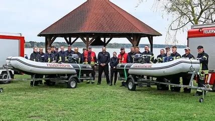 Amt Rhinow Schlauchboote F R Feuerwehren In Strodehne Und Hohennauen