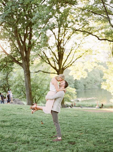 Adorable Central Park Engagement Shoot