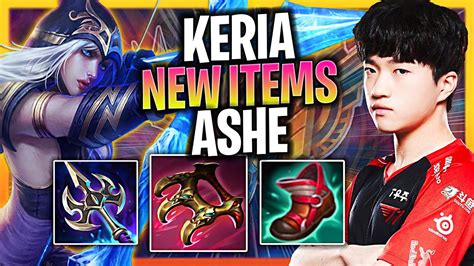 Keria Brings Back Ashe With New Items T1 Keria Plays Ashe Support Vs