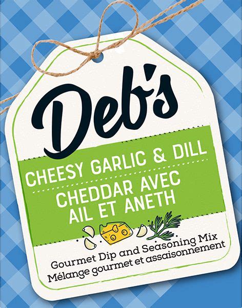 Cheesy Garlic And Dill Seasoning Mix Debs Dips