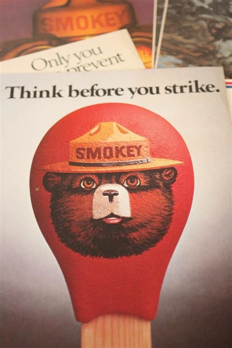 Lot 113 Vintage Smokey The Bear Advertising Posters