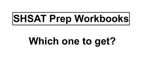 Shsat Prep Workbooks Which One To Choose Doe Kaplan Princeton