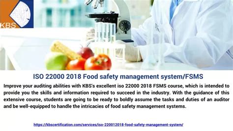 Ppt Iso 22000 2018 Food Safety Management System Powerpoint