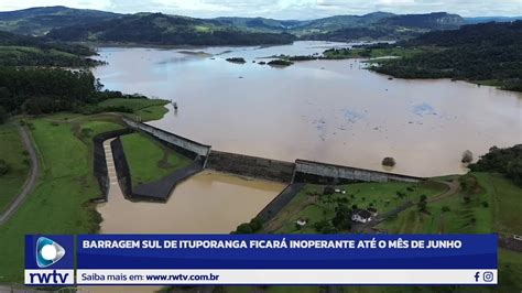 Barragem Sul de Ituporanga ficará inoperante até o mês de junho YouTube