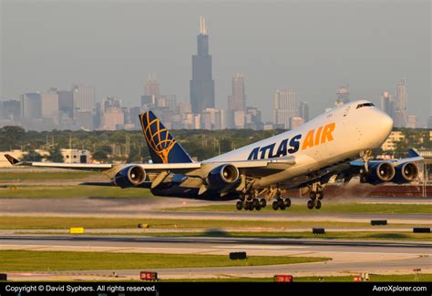 N451PA Atlas Air Boeing 747 400F By David Syphers AeroXplorer Photo