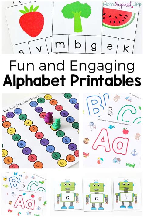 Alphabet Printables for Hands-On Learning