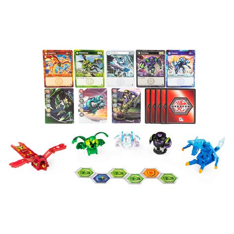 Buy Bakugan Geogan Brawler 5 Pack Exclusive Hyenix And Insectra Geogan