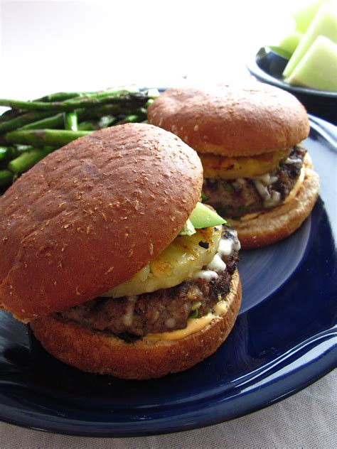 Pineapple Beef Burgers With Spicy Sriracha Mayo Fit Mama Real Food