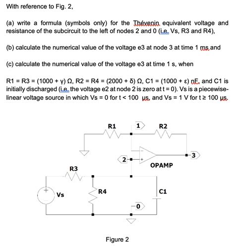 Solved With Reference To Fig A Write A Formula Chegg