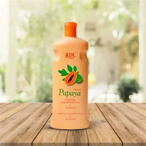 Rdl Papaya Extract Whitening And Moisturize Body Lotion 600 Ml 2028 Fl