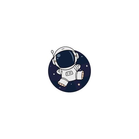 Premium Vector Cute Astronaut Floating In Space Cartoon Vector