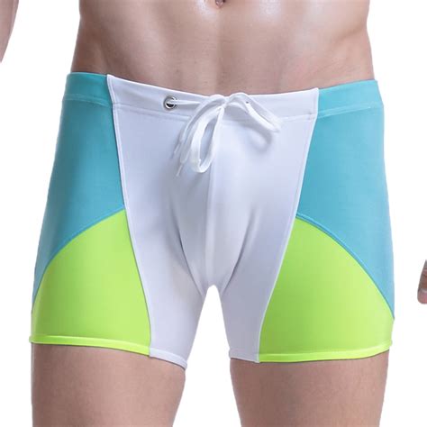 Uuszgmr Mens Swim Trunks Sexy Lace Up Assorted Colors Embarrassing