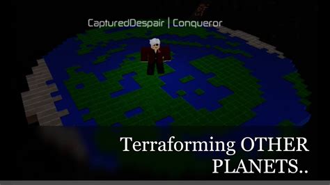 Terraforming All Of The Planets In Solar Conquest Roblox YouTube