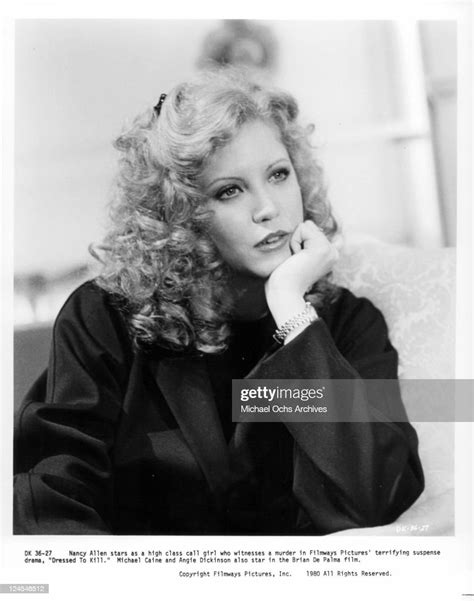 Nancy Allen Is Resting Her Hand On Her Chin In A Scene From The Film