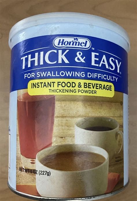 Hormel Thick Easy Instant Food And Beverage Thickening Powder Oz