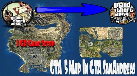 GTA 5 MAP In GTA San Andreas YouTube