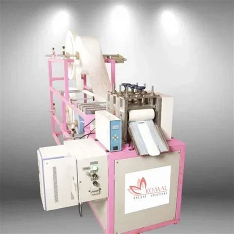 Sanitary Napkin Making Machine At Piece Sanitary Pad Making