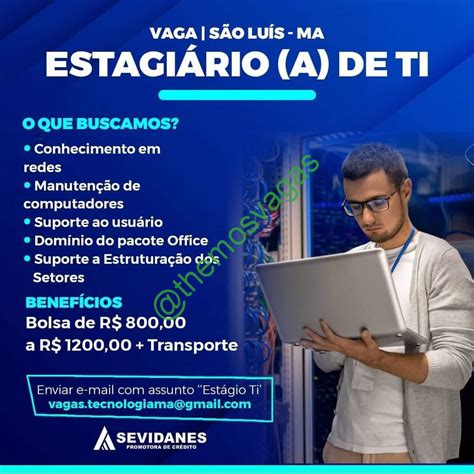 Estágio De Ti São Luís Ma 01 Vagas Themos Vagas Empregos E